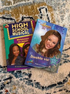 Disney High School Musical & Hannah Montana Book Set - French Francais